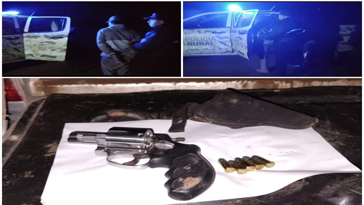 Beazley: detuvieron a un joven y a un hombre que tenían un arma de fuego