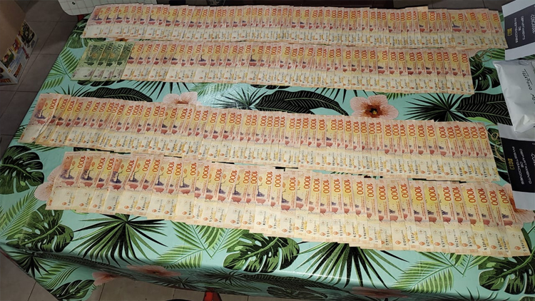 TILISARAO: Recuperaron dinero en efectivo que fue sustraído