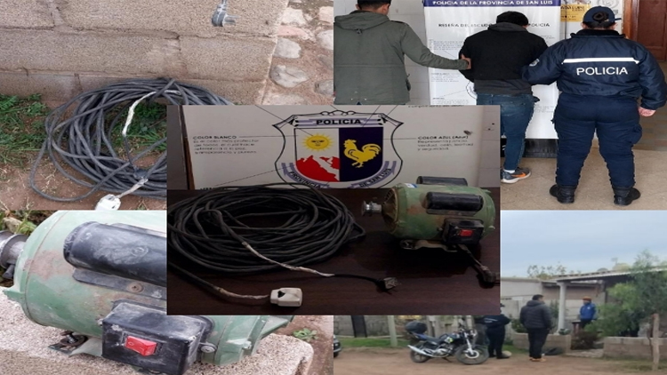 QUINES: recuperaron bienes sustraídos y detuvieron a un joven