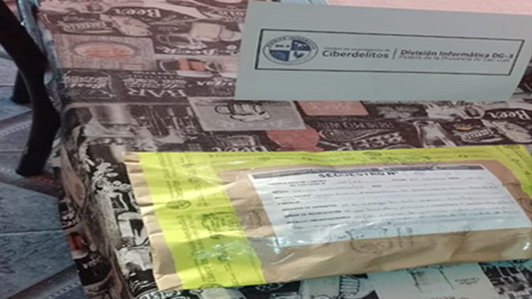 SAN LUIS: Un celular sustraído fue recuperado tras un allanamiento