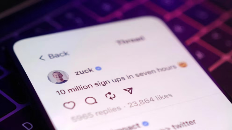 TECNOLOGÍA: Threads, el Twitter de Meta, tiene una caída del 70% de usuarios