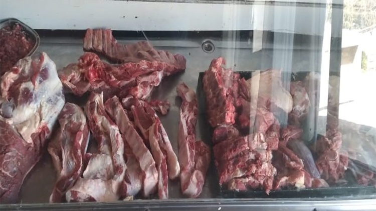 LA CAROLINA: La Policía incautó mas de 300 kilos de carne vacuna de dudosa procedencia