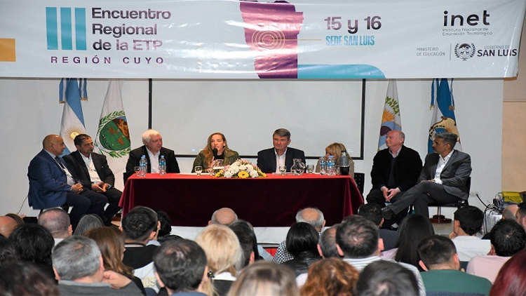 EDUCACIÓN: Con San Luis como anfitriona, comenzó el III Encuentro Regional Cuyo de Educación Técnico Profesional