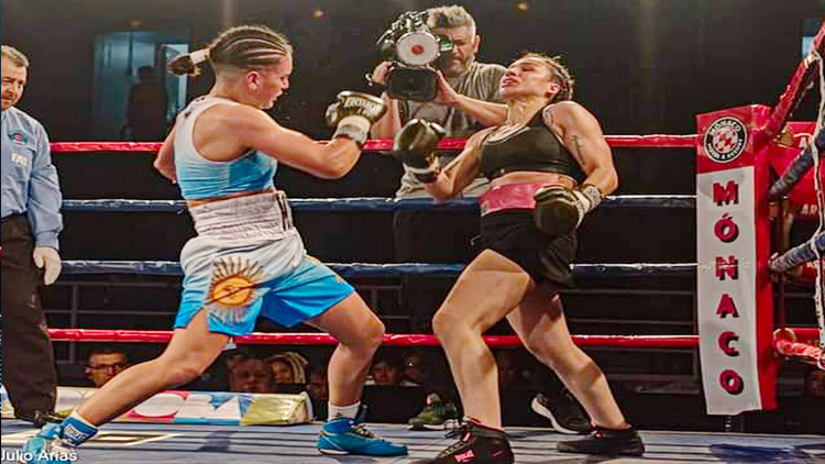 BOXEO: Micaela Luján regresó al ring