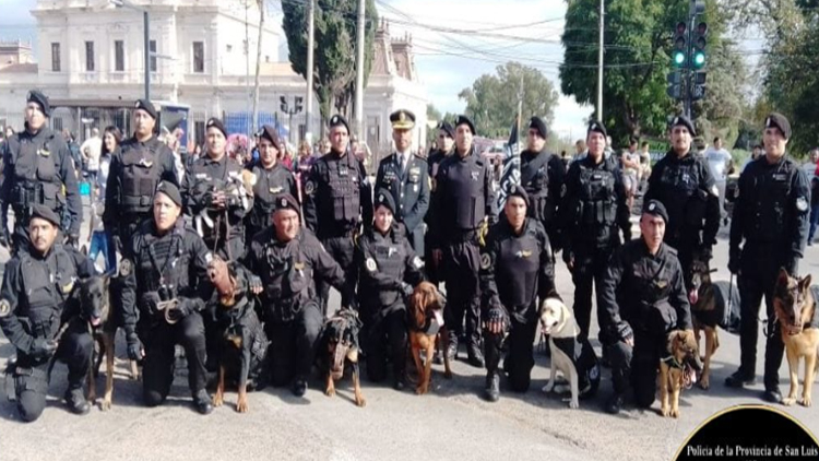 San Luis: La División Canes Alfa celebró su 55° aniversario de creación