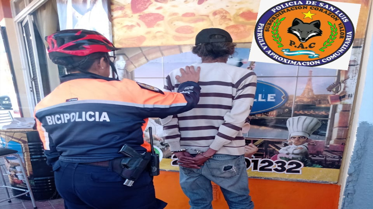 SAN LUIS: Sorprendieron y detuvieron a un hombre con droga
