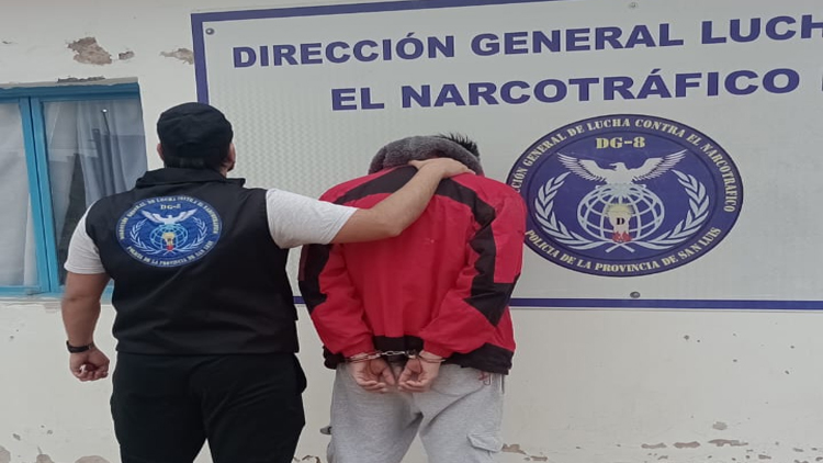 SAN LUIS: Cárcel para un hombre por infringir la Ley de Estupefacientes