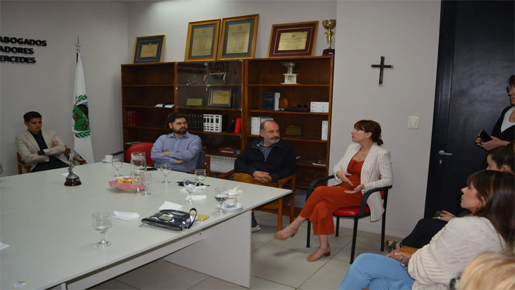 VILLA MERCEDES: Magistrados se reunieron con el Colegio de Abogados