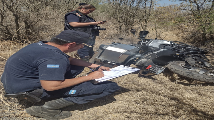 SAN LUIS: La Policía recuperó una motocicleta sustraída