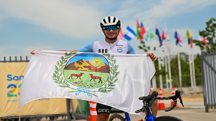 JUEGOS PANAMERICANOS SANTIAGO 2023: “Los sueños están para cumplirlos” dijo Tomás Moyano, puntano que realizará su debut en ciclismo