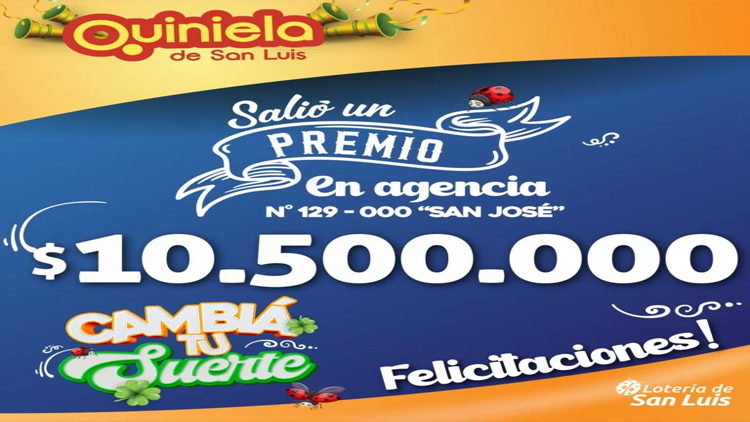 QUINES: Un apostador sacó más de $10 millones en la Quiniela