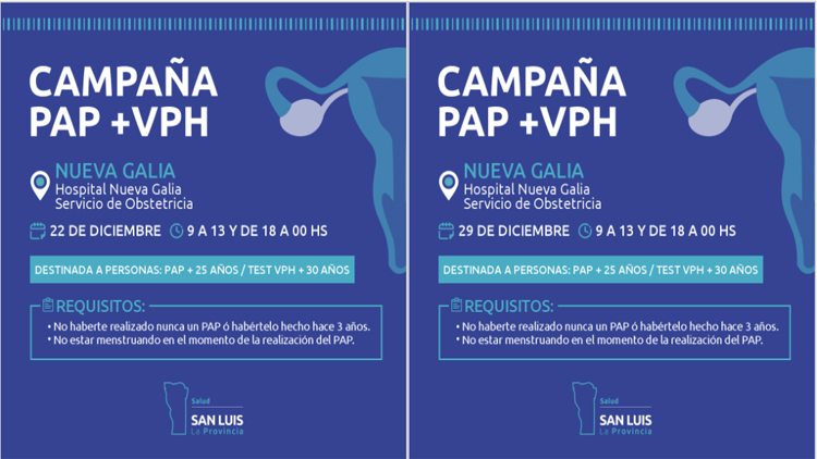 NUEVA GALIA: Realizan una campaña de prevención con testeos gratuitos para detectar VPH y cáncer de cuello de útero