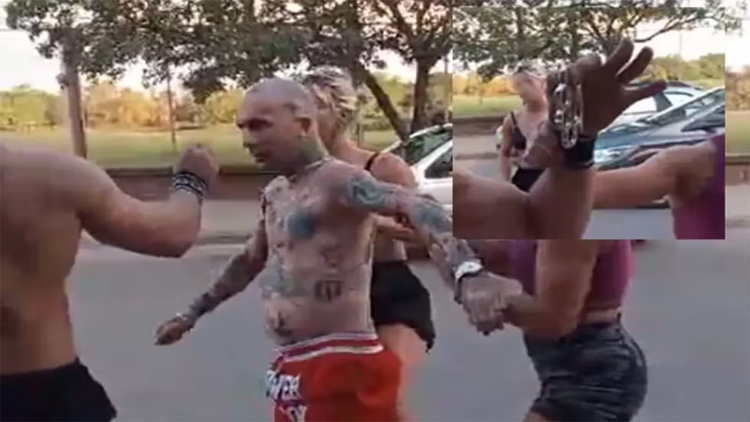 Video: la escandalosa detención de Emanuel Noir, cantante de Ke Personajes, tras una pelea callejera