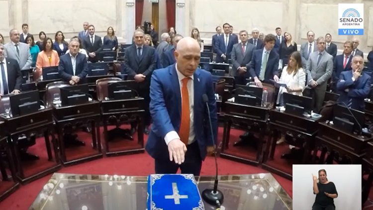 SENADO: En una sesión caliente, Bartolomé Abdala fue elegido presidente provisional