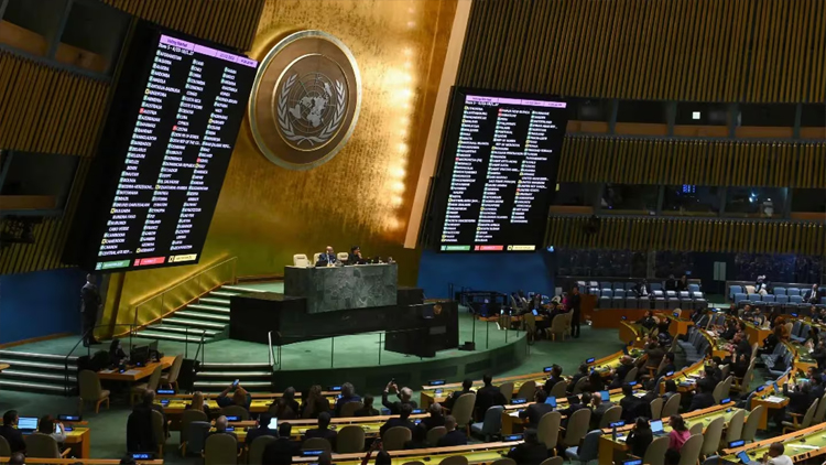 INTERNACIONAL: En la Asamblea General de la ONU se pidió un alto al fuego en Gaza y la Argentina se abstuvo
