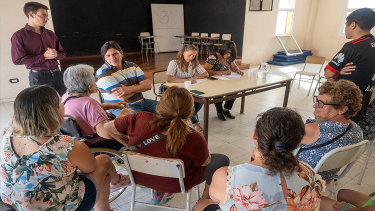 VILLA MERCEDES: La secretaría de Personas con Discapacidad hizo un relevamiento en el barrio 1000 Viviendas