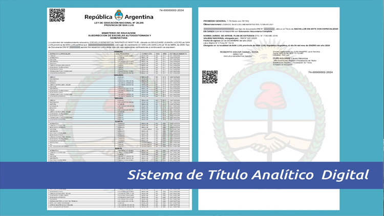 EDUCACIÓN: Brindarán una capacitación sobre el sistema de títulos analíticos digitales