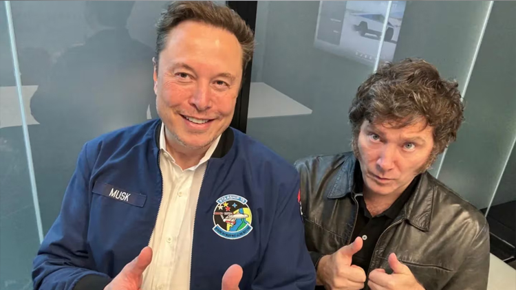 POLÍTICA: Javier Milei se reunió con Elon Musk y recorrió la planta de Tesla