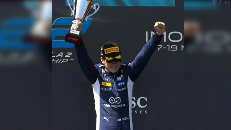 FÓRMULA 2: Franco Colapinto ganó el Sprint de Imola