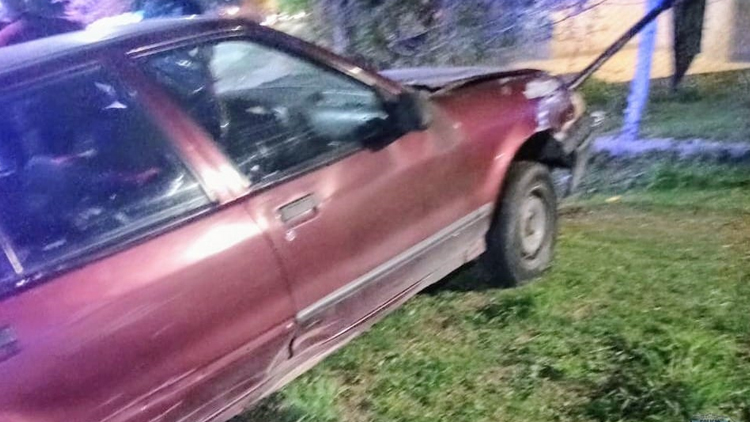 SAN LUIS: un hombre chocó con su auto y el alcotest le dio positivo
