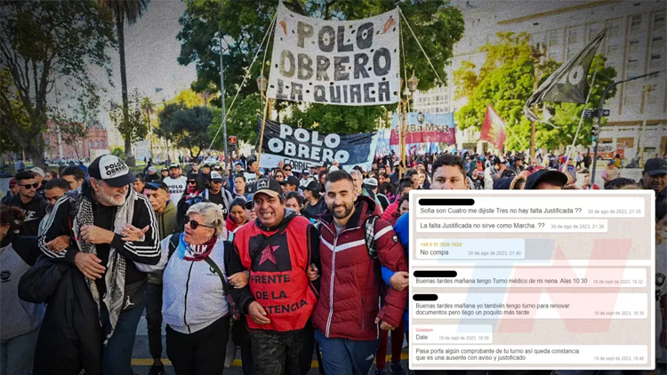 POLITICA: “Como no marcharon, no retiran mercadería”: las pruebas que tiene la Justicia contra dirigentes sociales