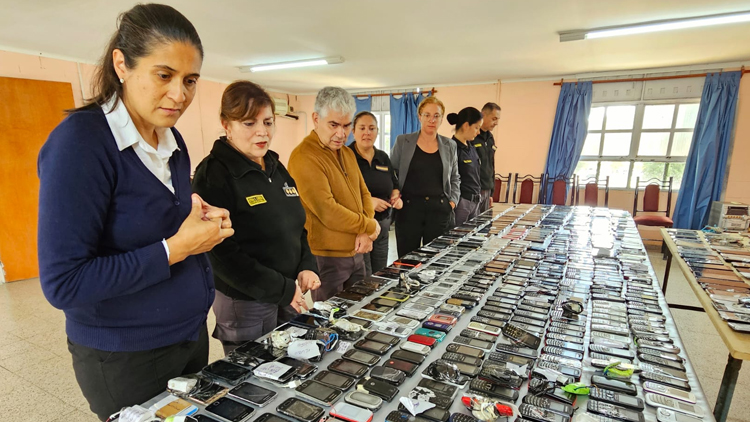 SEGURIDAD: Incautaron cerca de 650 celulares en el Complejo Penitenciario 1