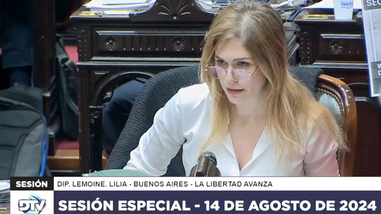 POLÍTICA: La diputada libertaria Lilia Lemoine reveló en plena sesión que fue víctima de abuso hace 18 años