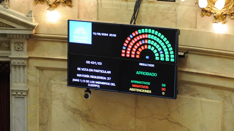 POLÍTICA: El Senado aprobó con cambios la Boleta Única de Papel y la definición quedó en manos de Diputados