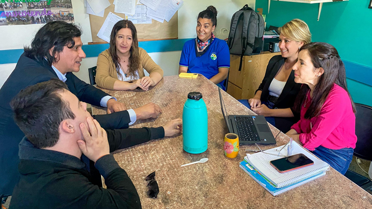 LA PUNTA: El secretario de Discapacidad visitó la Escuela ‘Rosenda Quiroga’