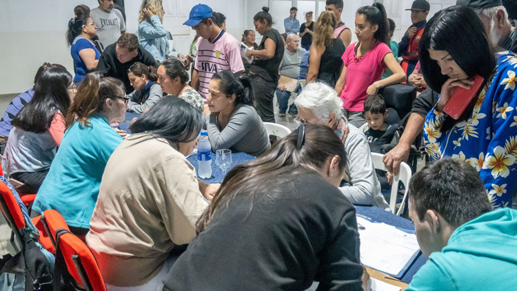 VILLA MERCEDES: La Secretaría de Discapacidad escuchó a los vecinos del Barrio Eva Perón II