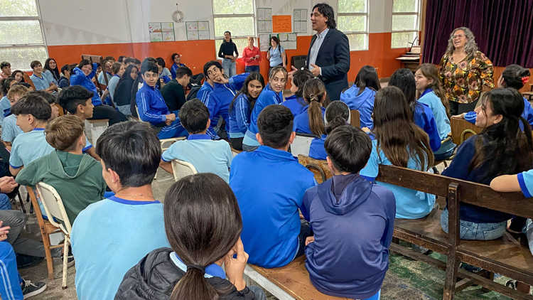 CORTADERAS: Realizaron una charla sobre discapacidad en la Escuela Técnica Nº278 ‘Franklin Lucero’