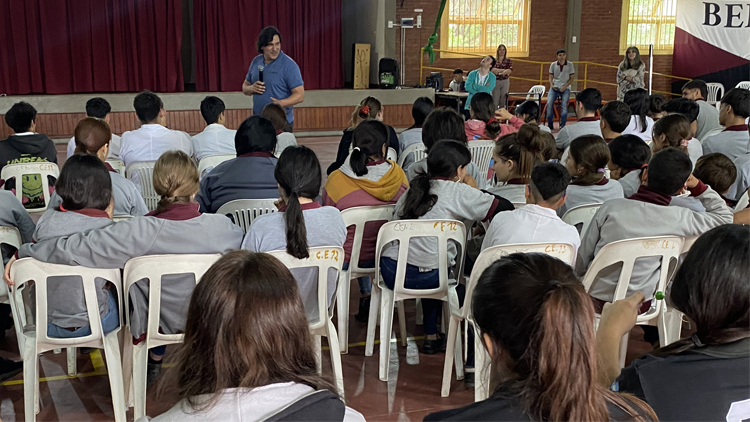 EDUCACIÓN: Alumnos de Tilisarao participaron de la charla ‘Un vistazo a la discapacidad’