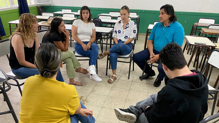 VILLA MERCEDES: La secretaría de Discapacidad visitó el Centro de Día ‘Integrando Sentidos’