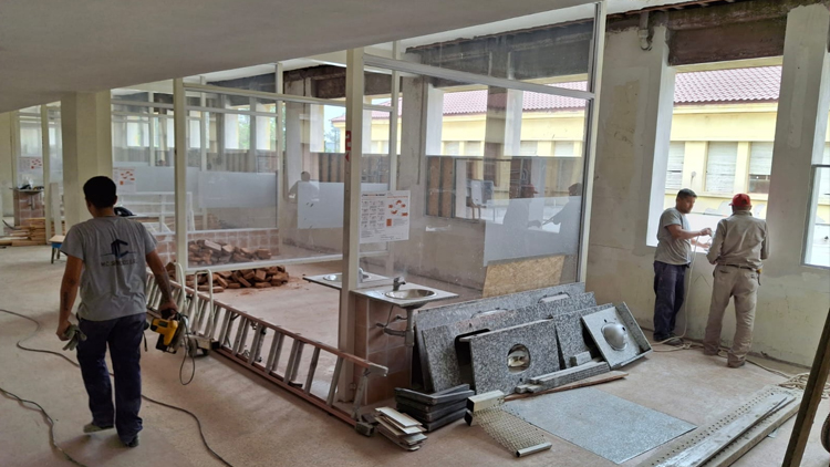 VILLA MERCEDES: Avanzan las obras de remodelación en el Hospital ‘Juan Domingo Perón’