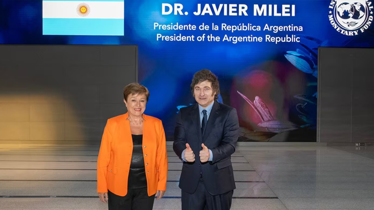 ECONOMÍA: Javier Milei se reunió con la titular del FMI para afinar los detalles del nuevo acuerdo