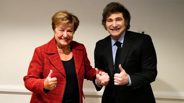 ECONOMÍA: La titular del FMI dijo que es “razonable” enviar un desembolso inicial a la Argentina del 40% del préstamo