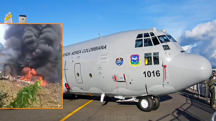 COLOMBIA: Un avión Hércules de la Fuerza Aérea de Colombia se accidentó en Puerto Leguízamo, Putumayo – hay decenas de heridos