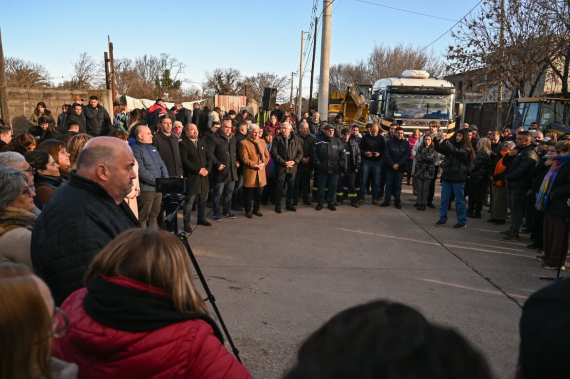 Comenzó una obra histórica para renovar la red cloacal de Villa Mercedes
