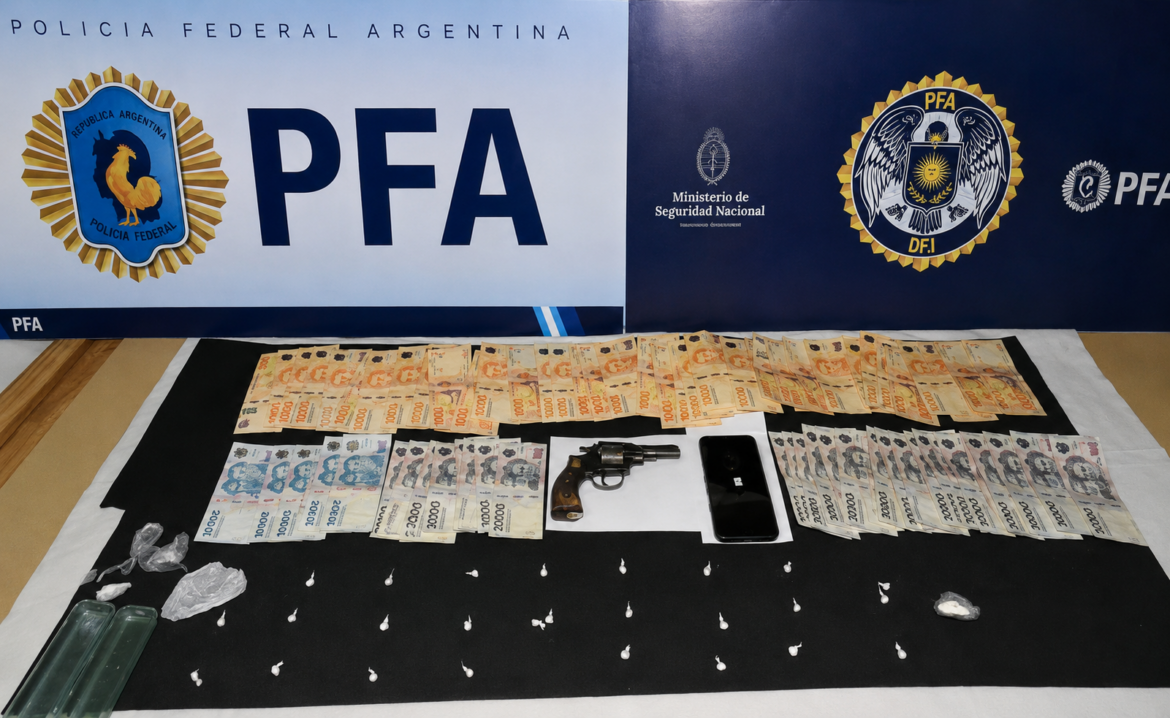 Le encontraron 28 dosis con cocaína y lo enviaron a la cárcel hasta febrero