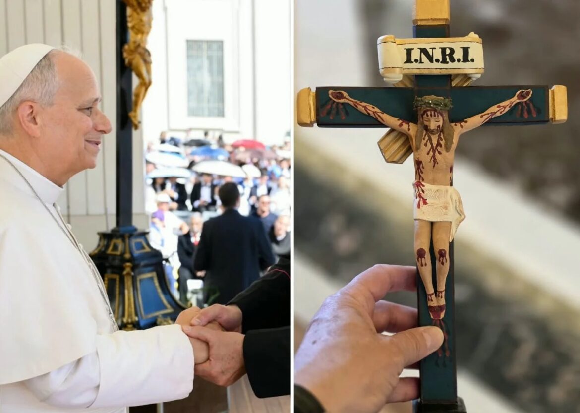 El Papa recibió una imagen del Cristo de la Quebrada y bendijo a todos los sanluiseños