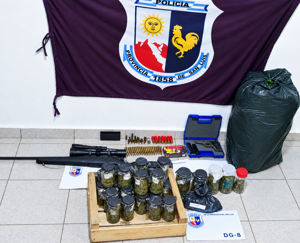 Buscaban armas de fuego y hallaron marihuana valuada en $14 millones lista para vender